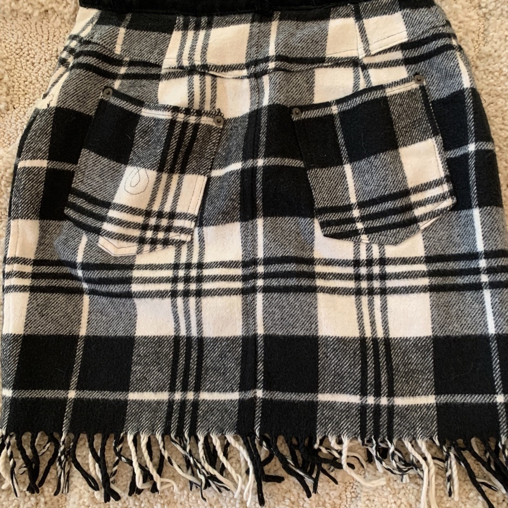 1990s Compagnie Internationale Express Plaid Skirt - Picture 3 of 7